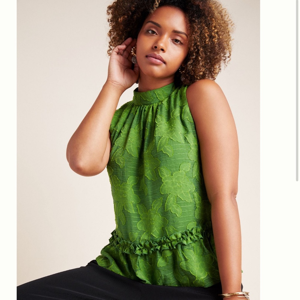 Anthropologie Maeve Savannah Swing Blouse, size 2